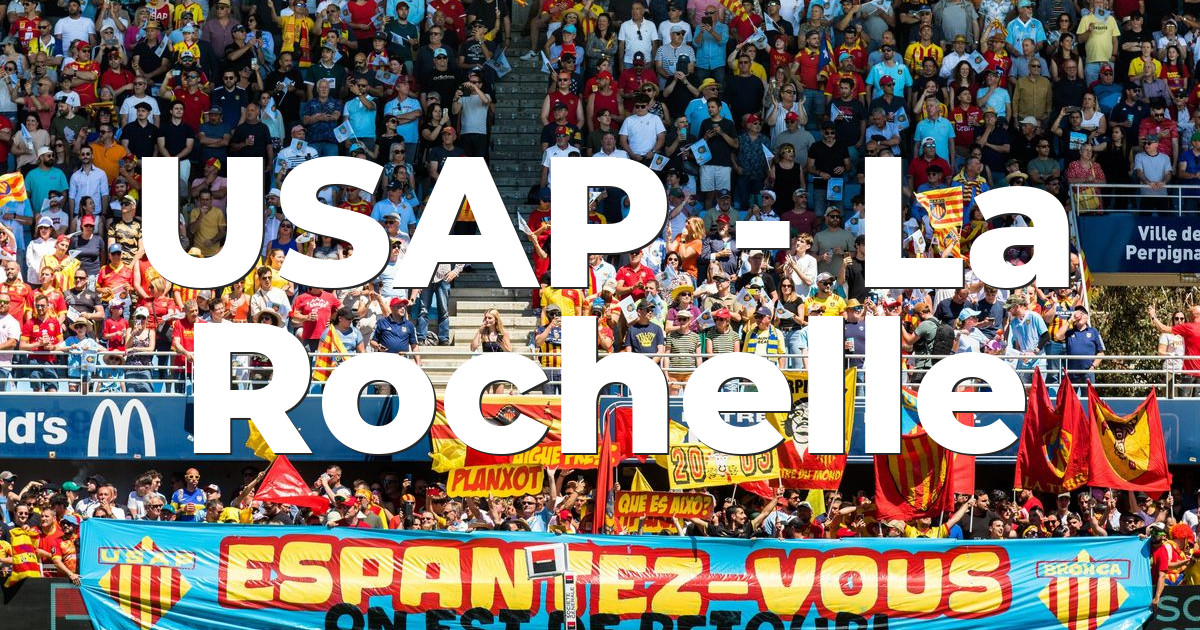 USAP / La Rochelle - juin 2000 - Rugby Perpignan